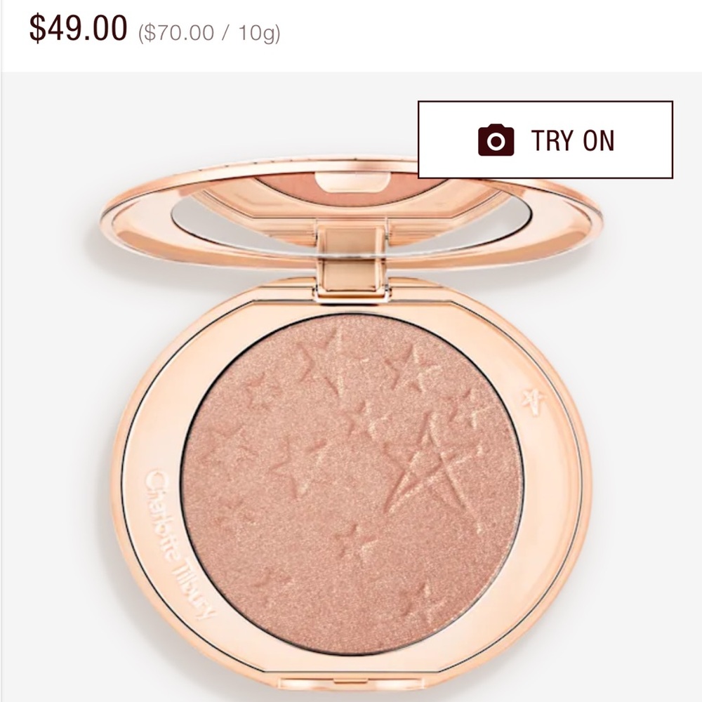 Charlotte Tilbury Hollywood Glow Glide Face Architect Highlighter Pillow Talk